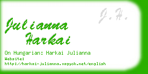 julianna harkai business card